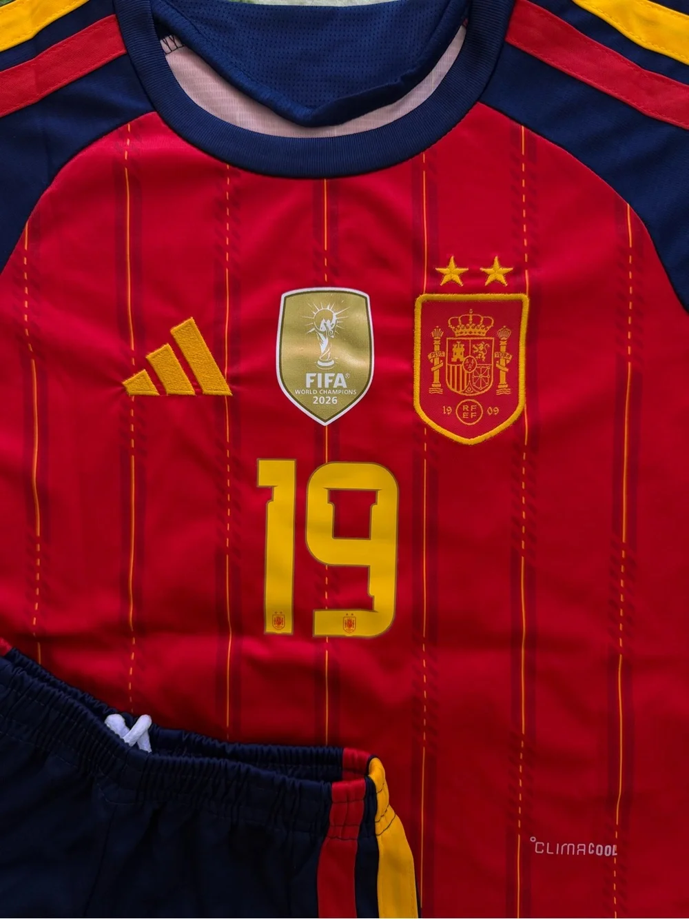 Lamine Yamal Kids 2026 Spain World Champions Jersey Kit